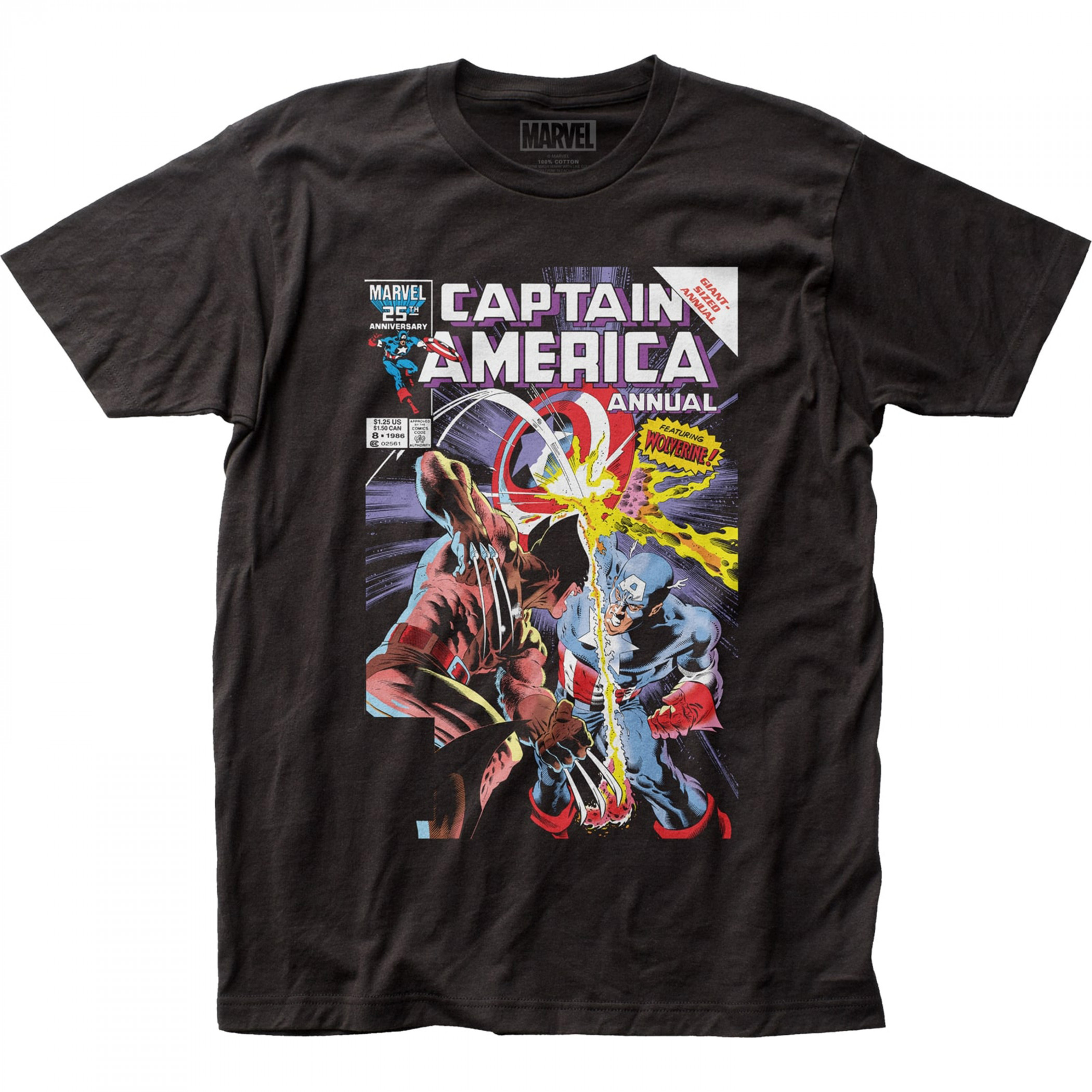 Captain America vs Wolverine #8 Comic Cover T-Shirt
